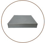 Víko plechové 46,5x 46,5 cm